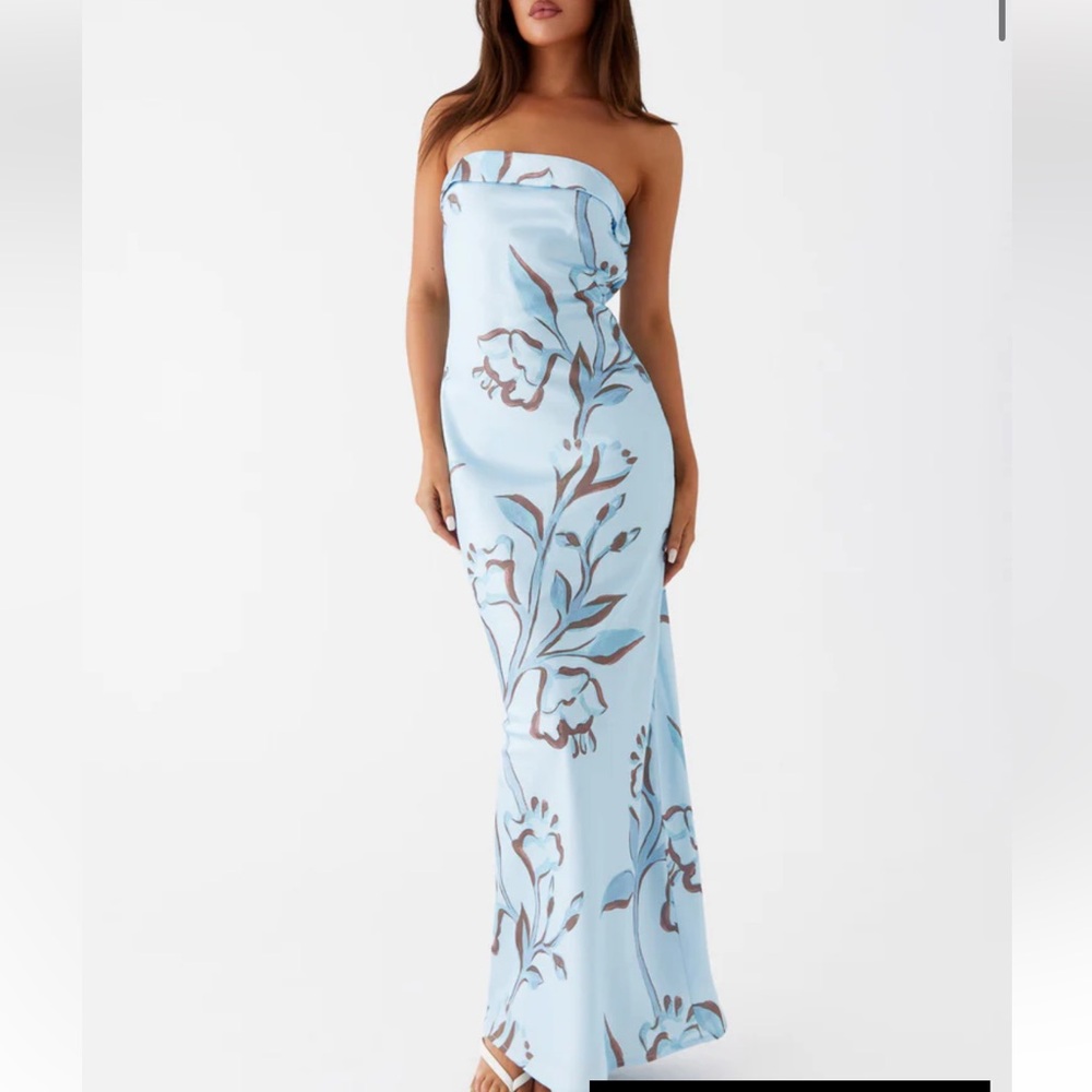 Peppermayo Blue Floral Maxi Dress